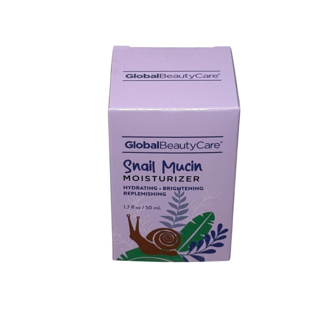 Global Beauty Care Snail Mucin Moisturizer Hydrating Brightening 1.7 oz